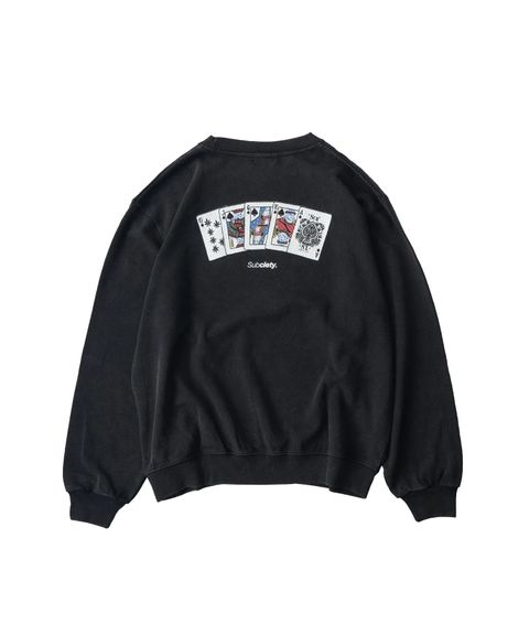 Fade wash sweat shirt