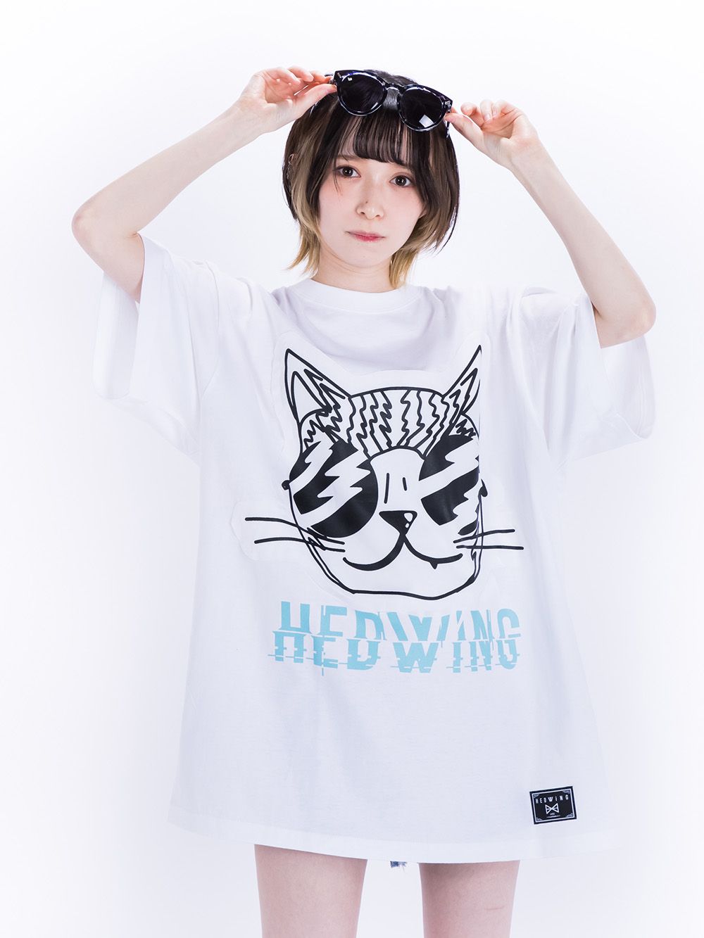 Vacation Cat Big Silhouette T-Shirt