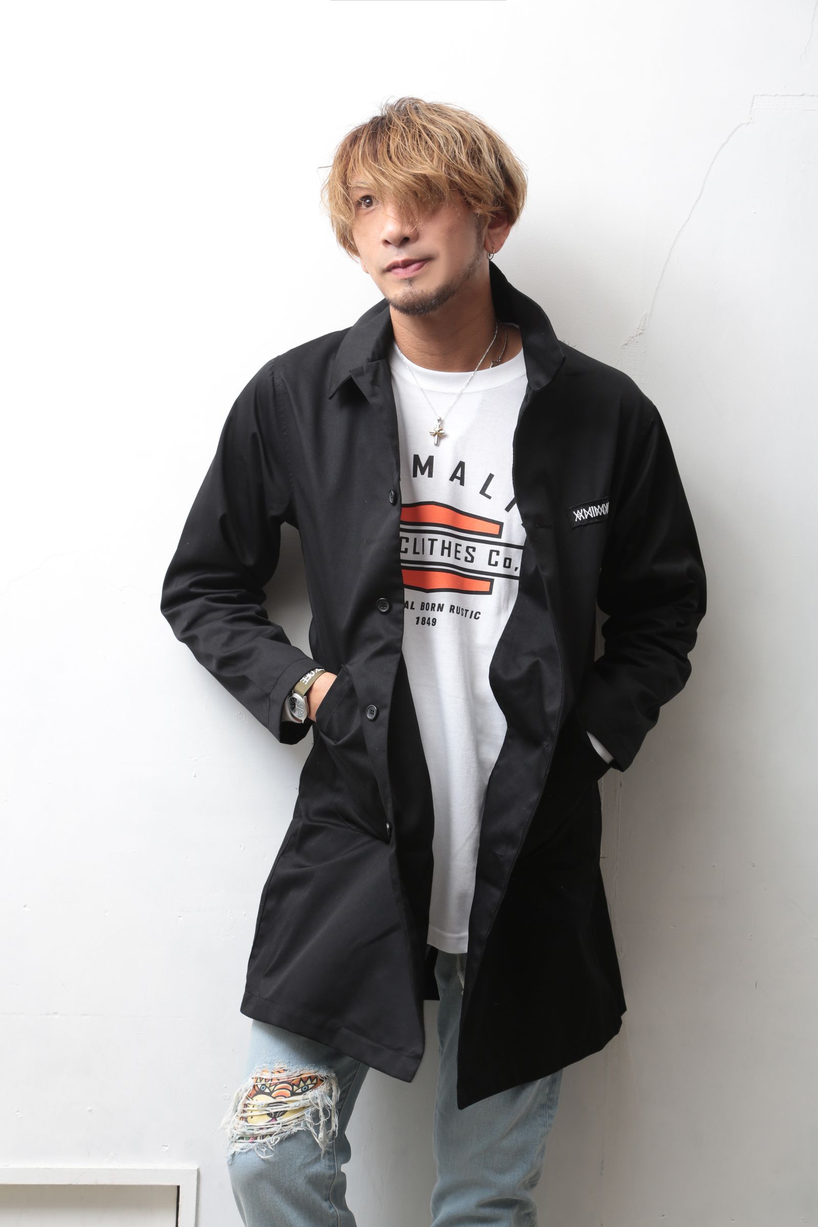 “BOX LOGO” Duster Coat