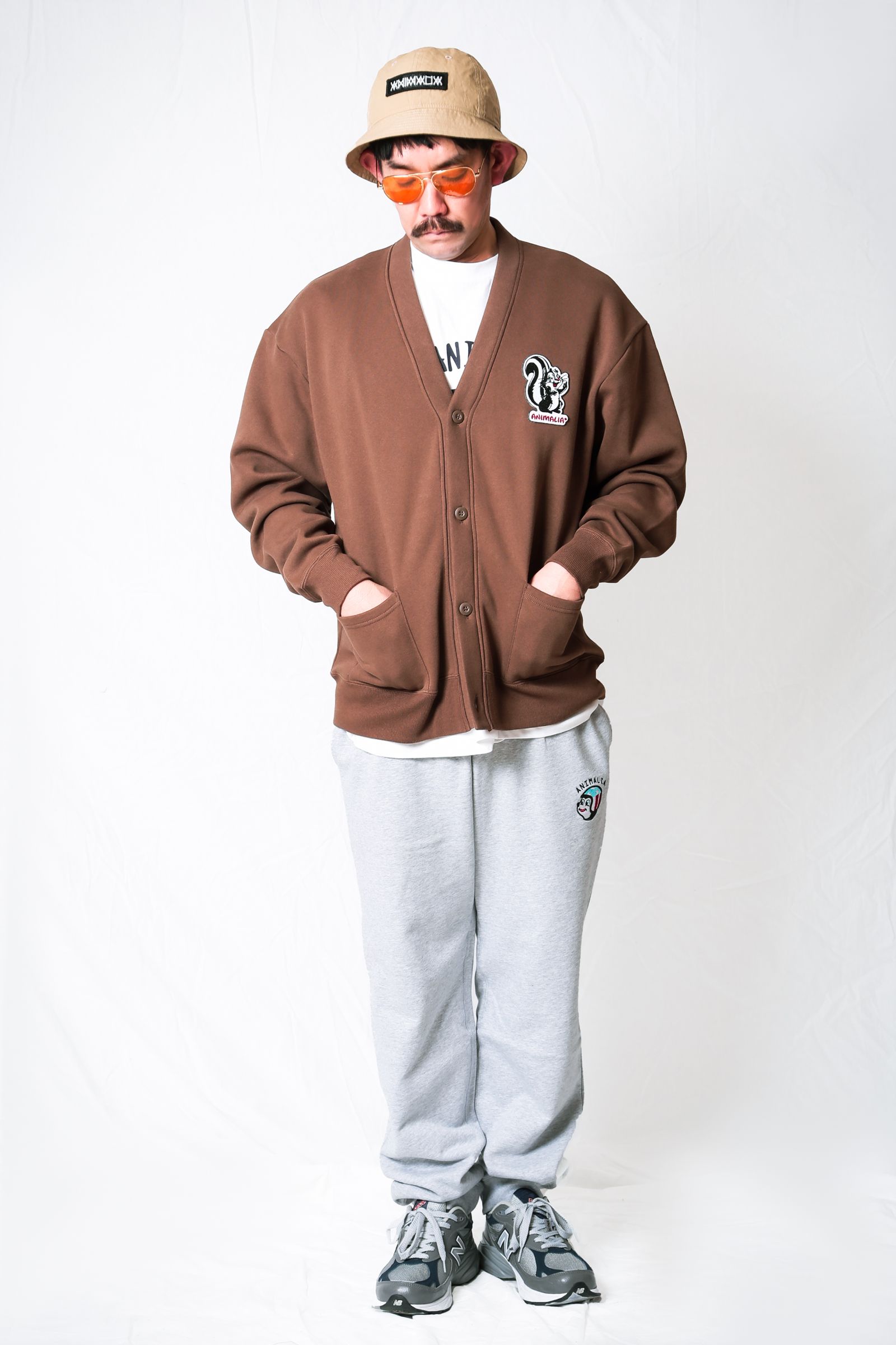 SWEAT CARDIGAN- CARTOON KSKUN -