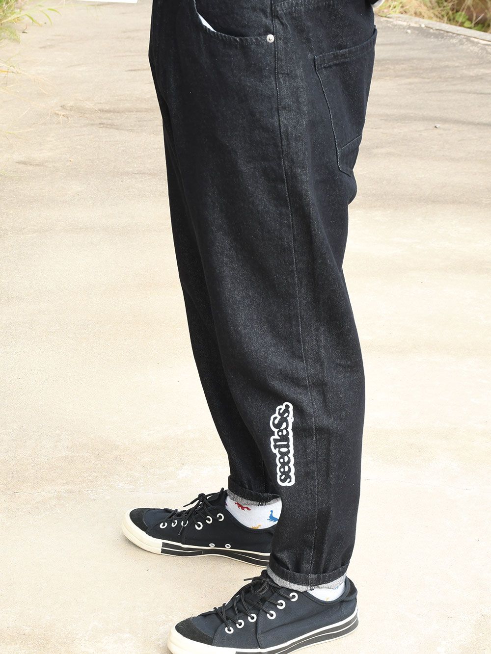 sd denim baggy pants