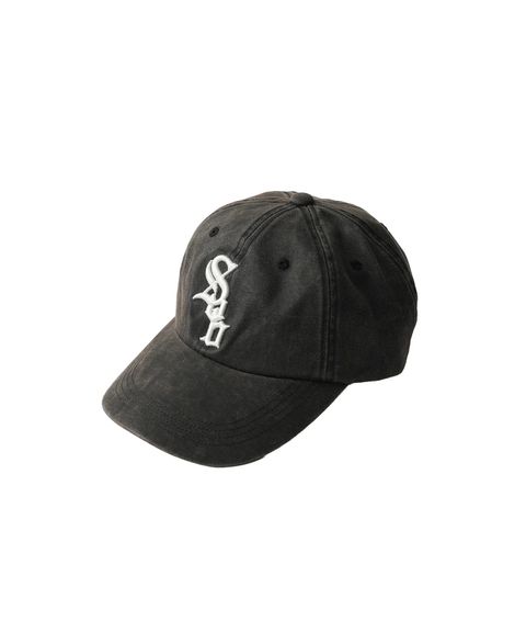 Fade faux leather cap