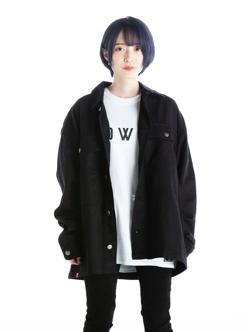 Pierrot Mask Blackdenim Jacket