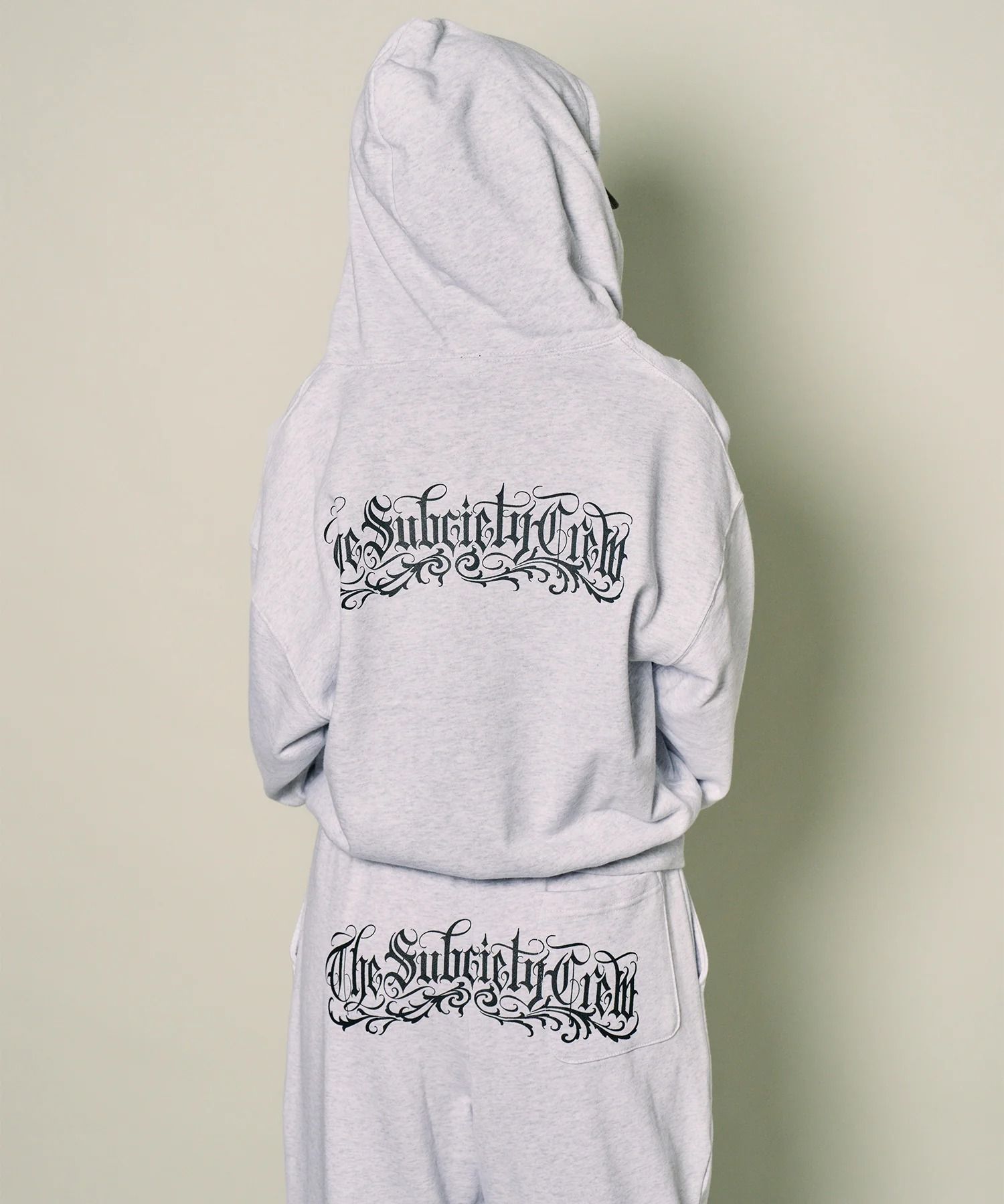 Boxy double zip up hoodie
