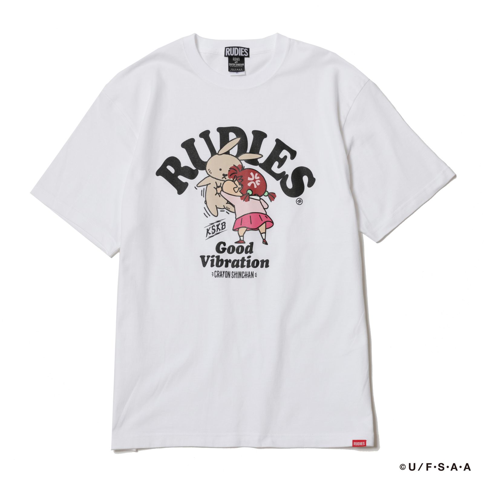 ルーディーズ) RUDIE'S×CRAYON SHINCHAN BENISASORITAI TEE (SS
