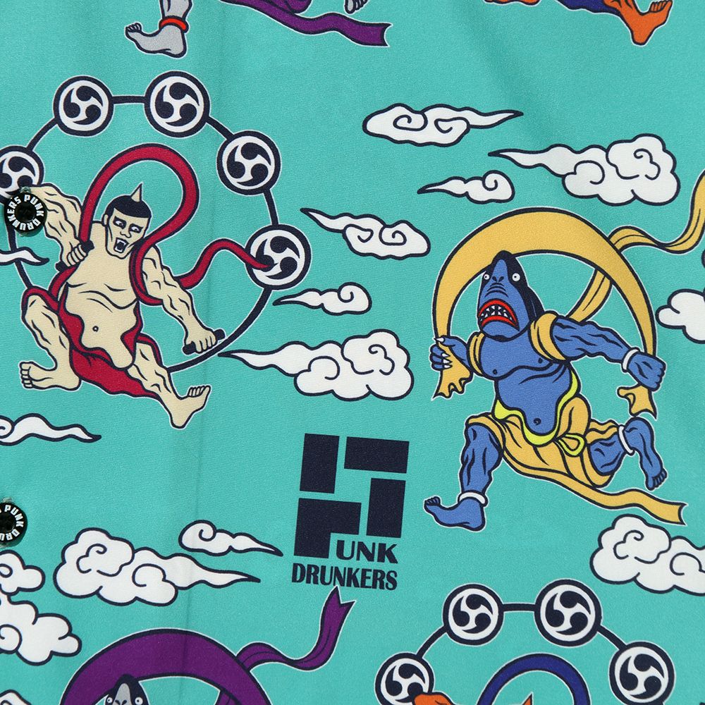 風神雷神アロハシャツ