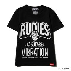 RUDIE'SxCRAYON SHINCHAN KASUKABE VIBRATION KIDS TEE
