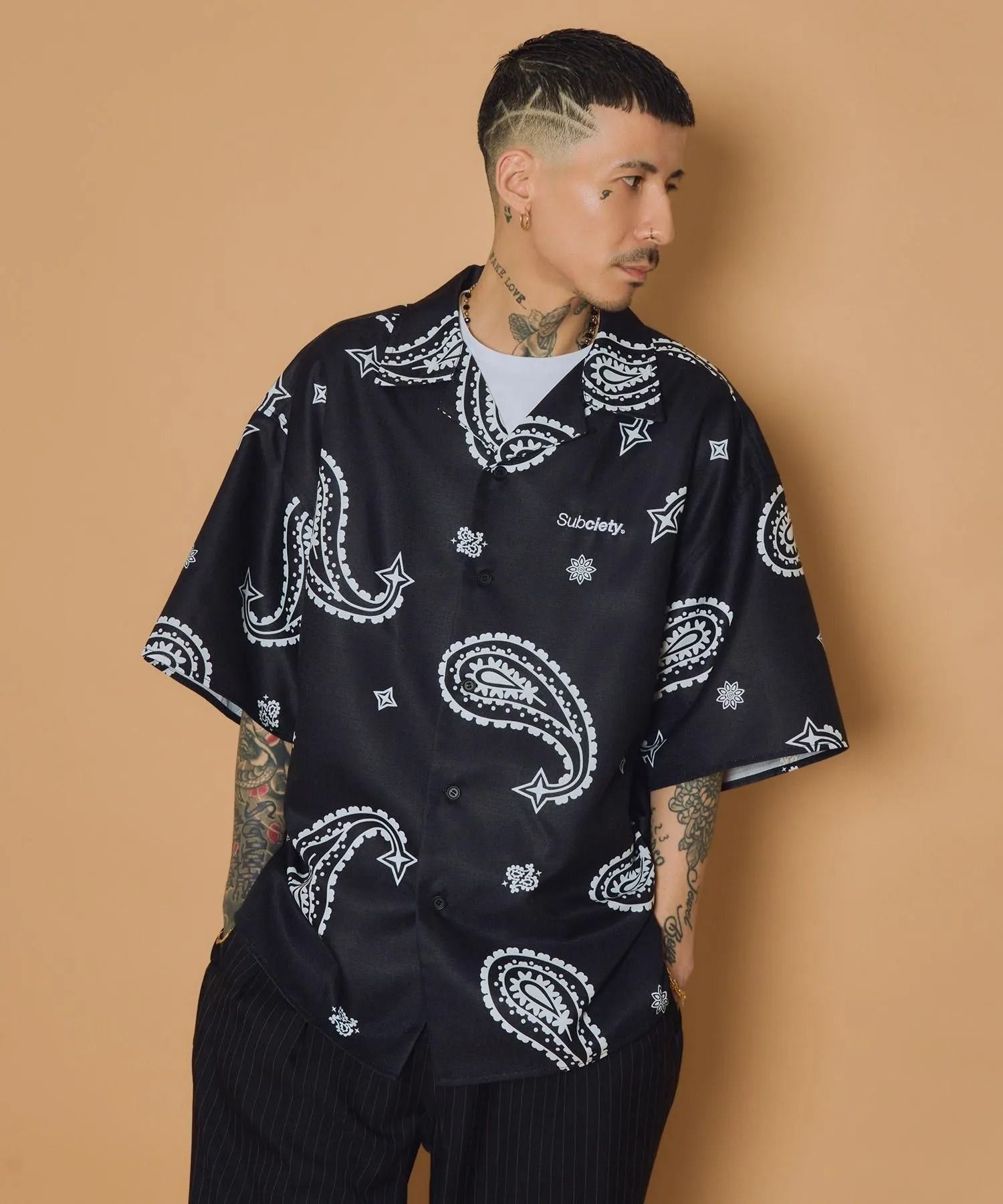 Large paisley shirt