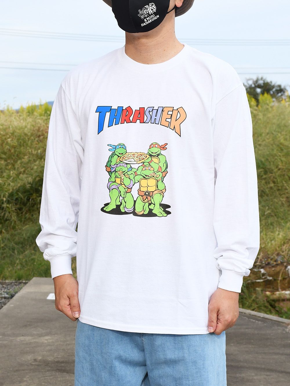 【TEENAGE MUTANT NINJA TURTLES×THRASHER】 L/S-T