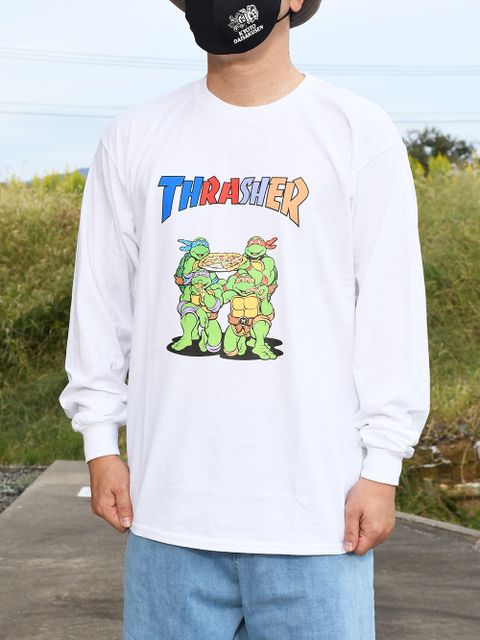 【TEENAGE MUTANT NINJA TURTLES×THRASHER】 L/S-T