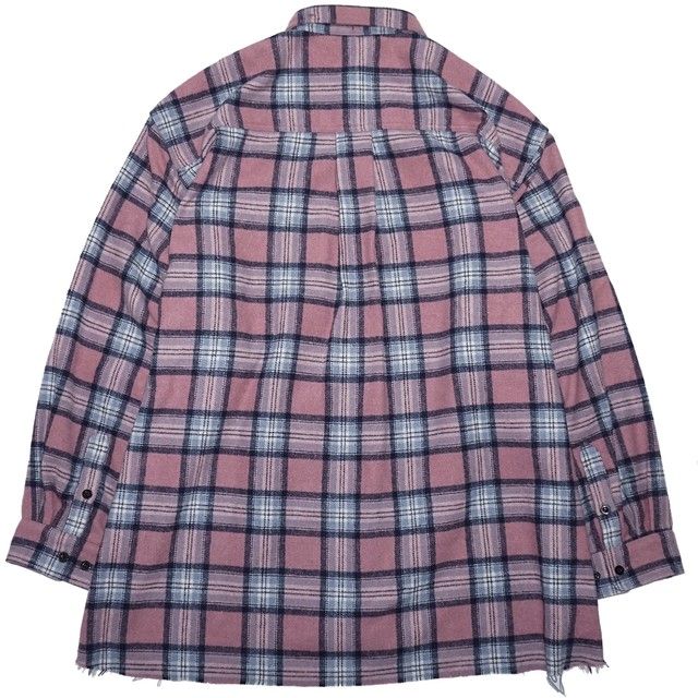 STONE [ FRAYED HEM LOOSE SHIRTS ]