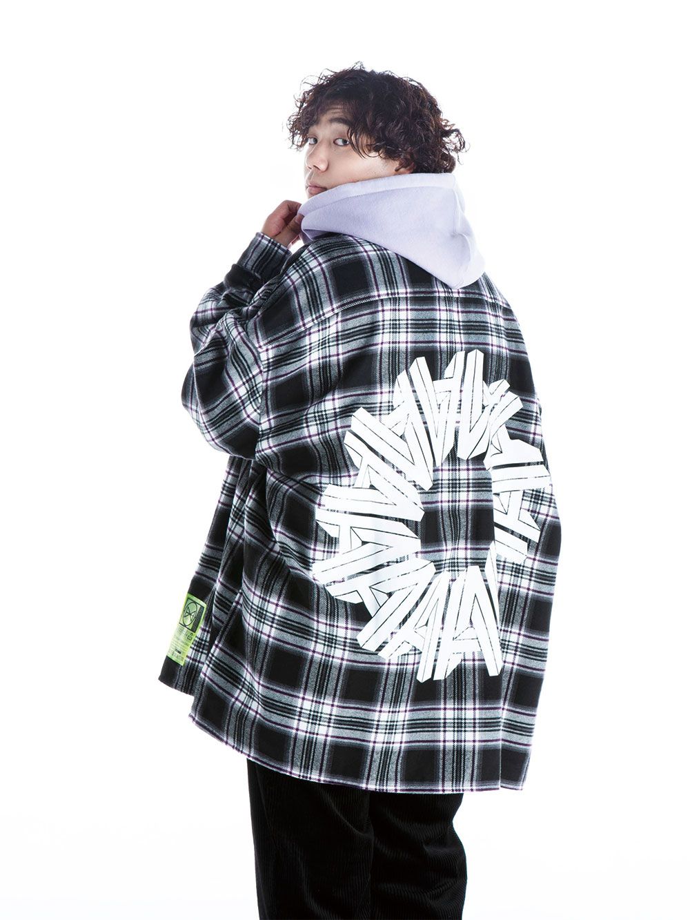 Big  Silhouette plaid  shirt