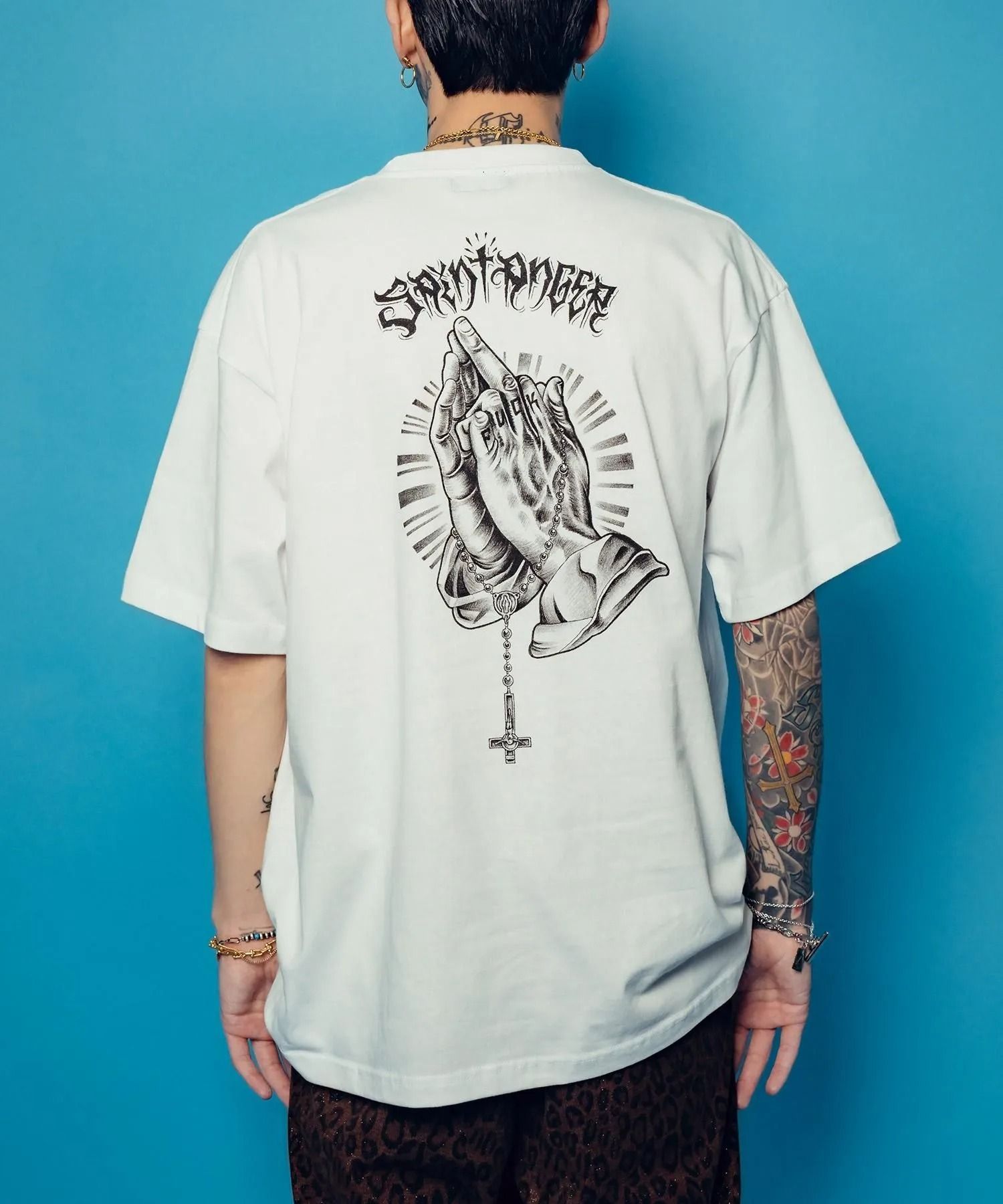 Fuckin' praying hands tee