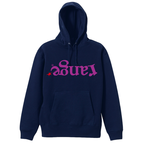 up side down logo hoody