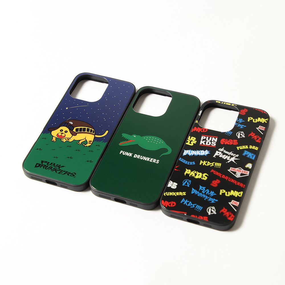 TEMPERED GLASS iPhone CASE / いぬバス