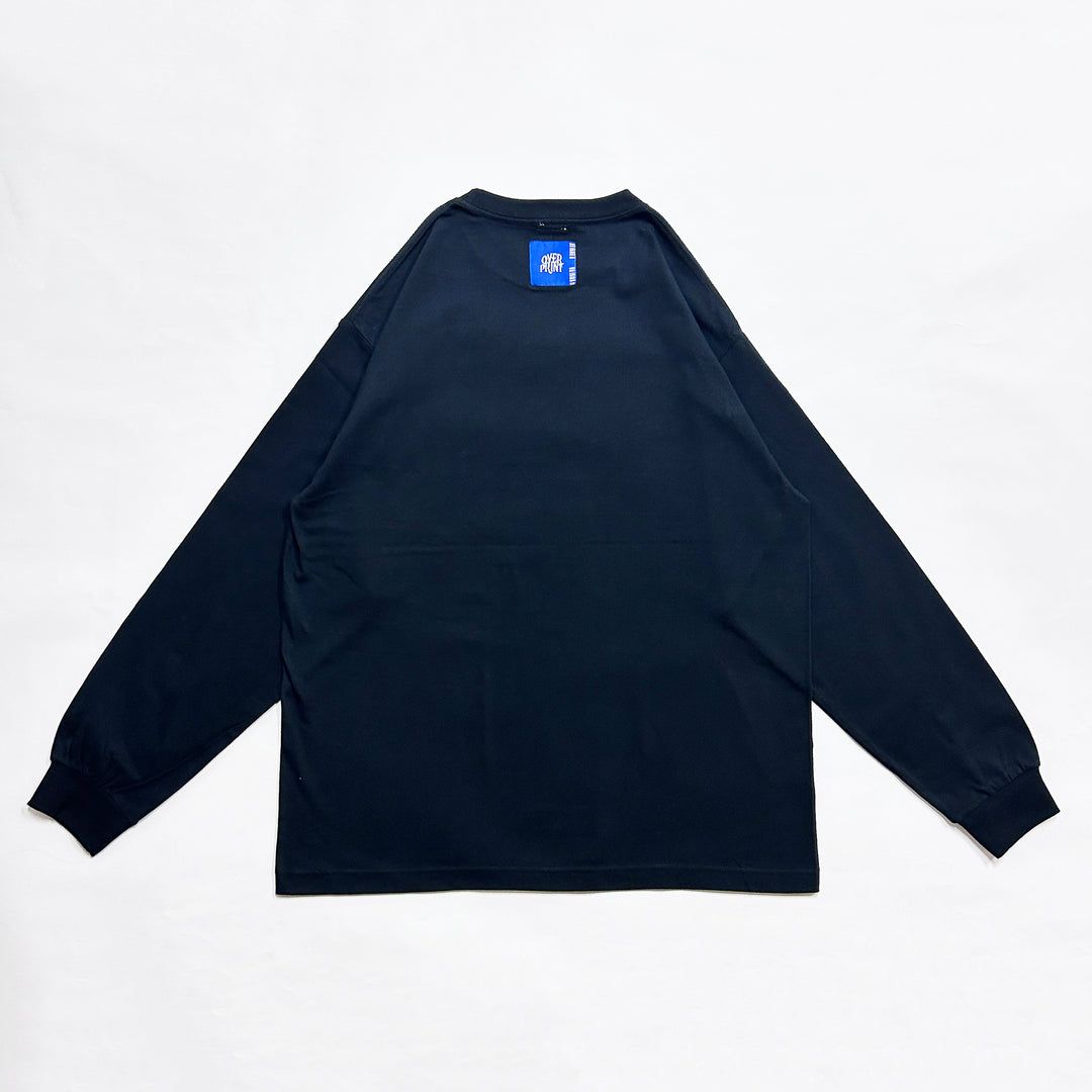 tシャツ overprint/オーバープリント/EYES LS TEE ＊東京上空 レディース メンズ over print (オーバープリント) EYES LS Tee *東京上空 WHITE