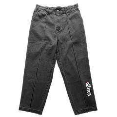 rg pin tuck denim pants