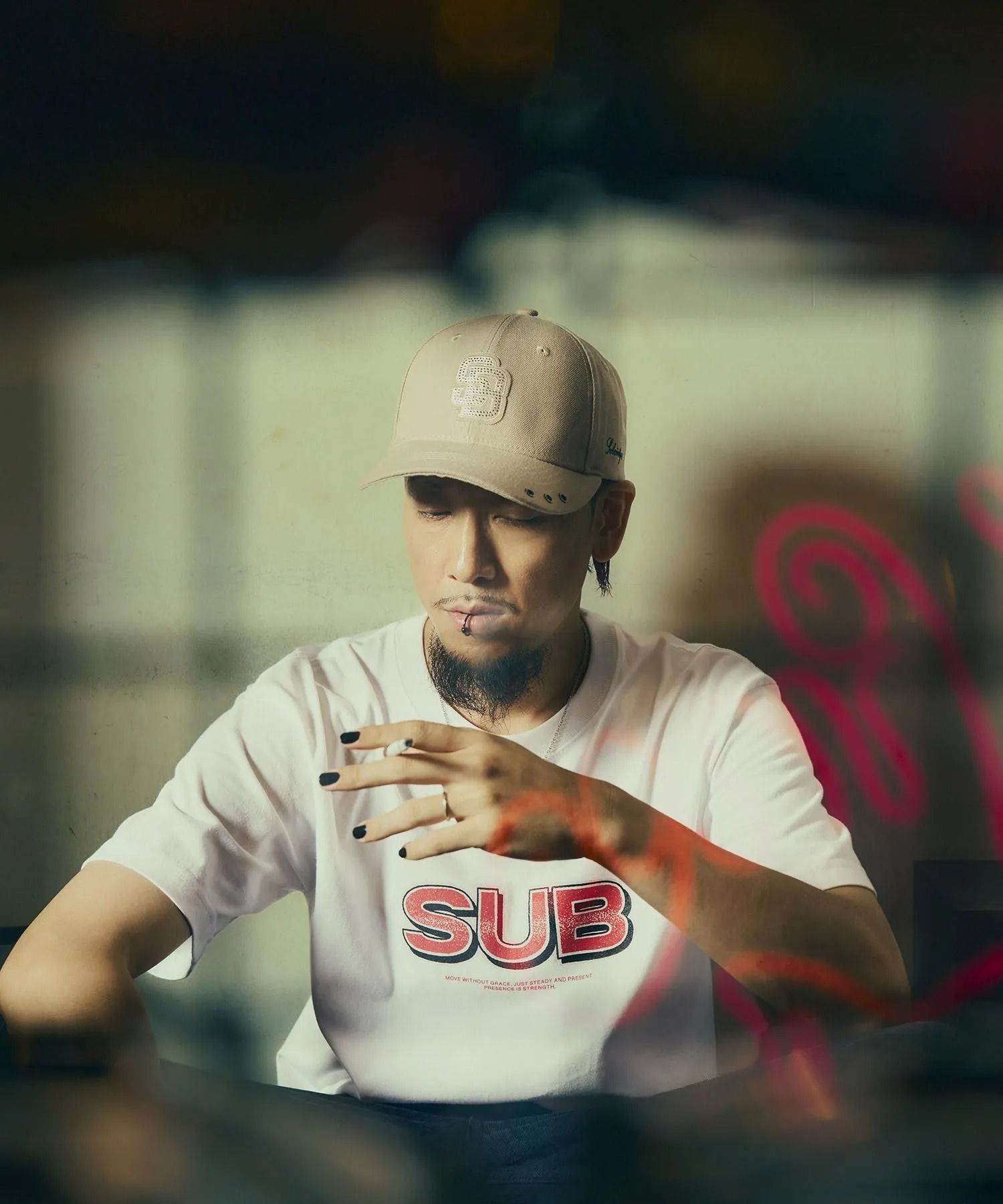 Rhinestone cap