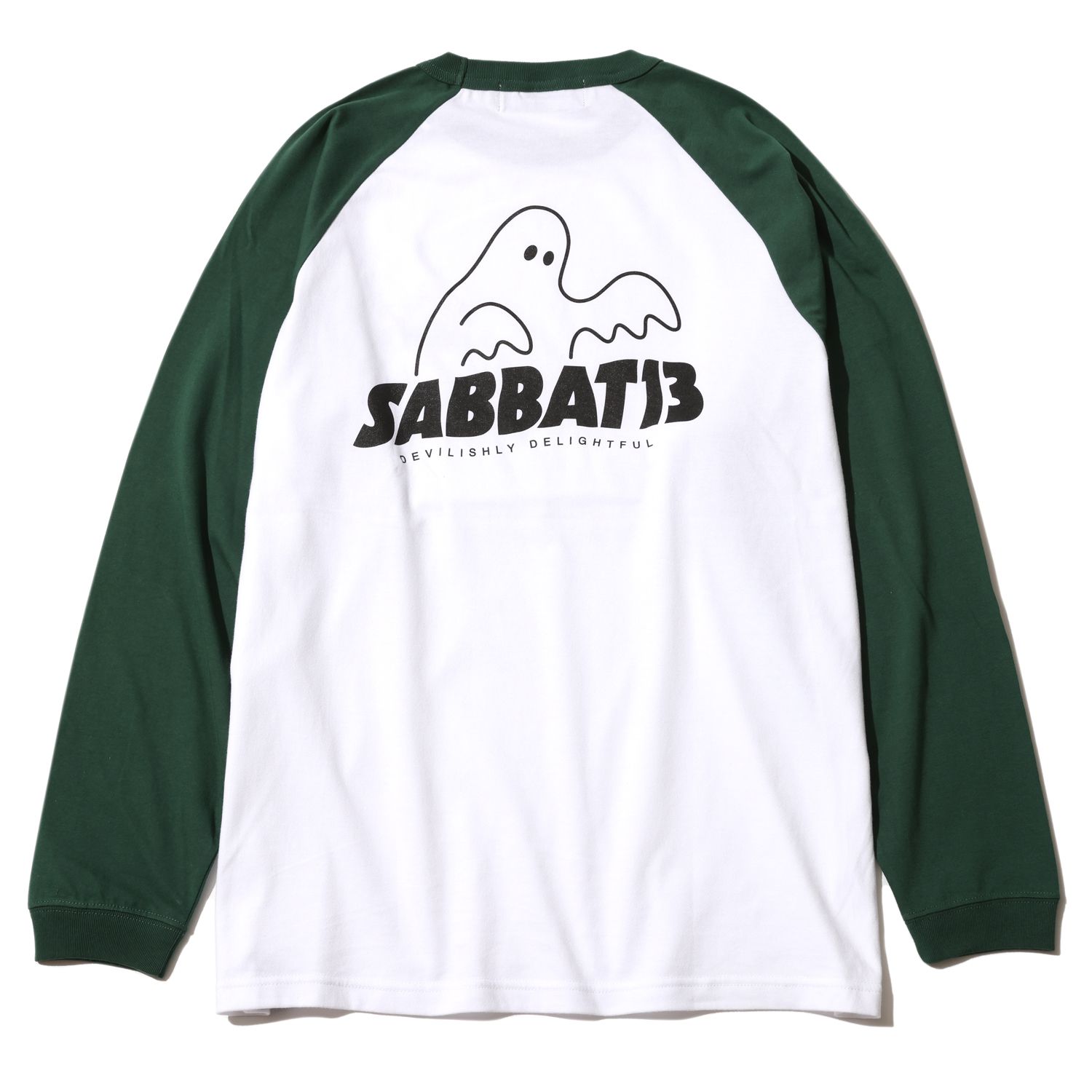 SPOOK LOGO RAGLAN L/S T