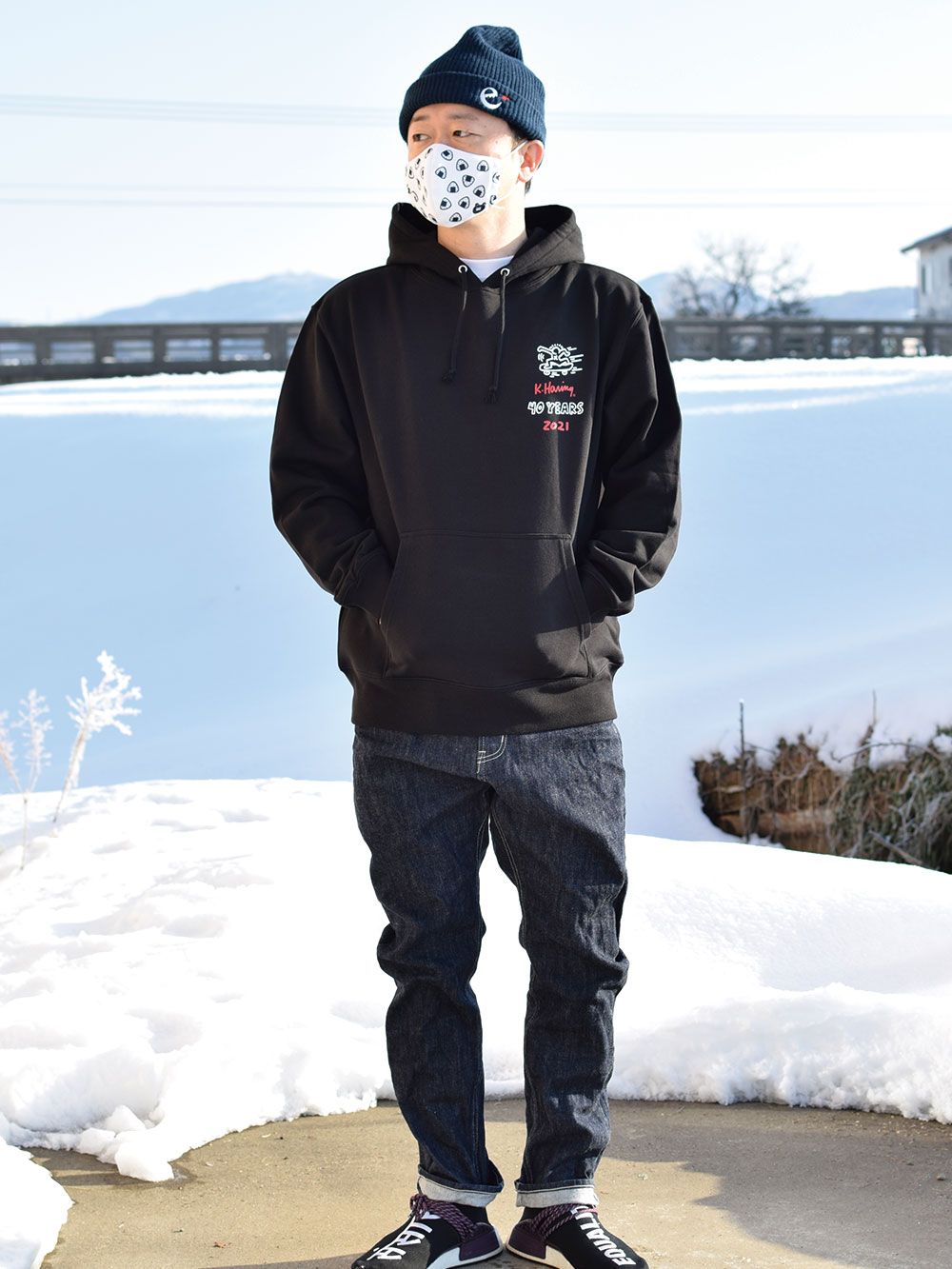 THRASHER × Keith Haring -HOODIE
