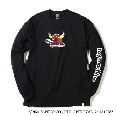 MARKED MONSTER KITTY RIBBON LONG SLEEVE-TEE
