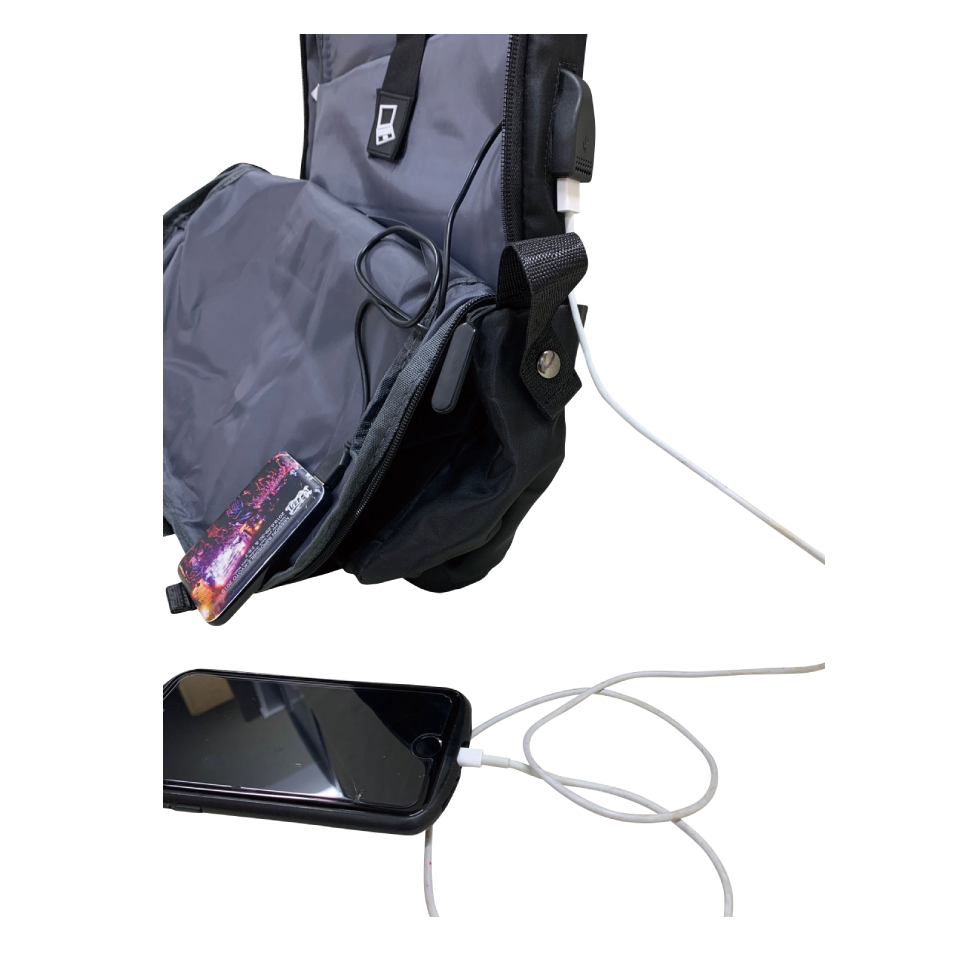 rg chargable USB back pack