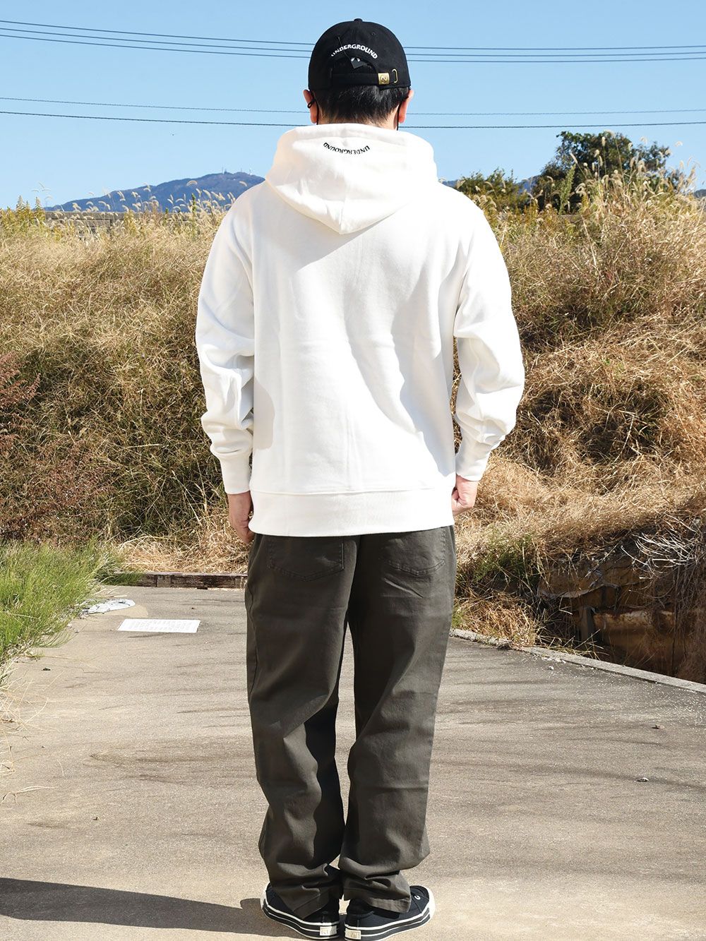 PHAT EMBROIDERY HOOD-SWEAT