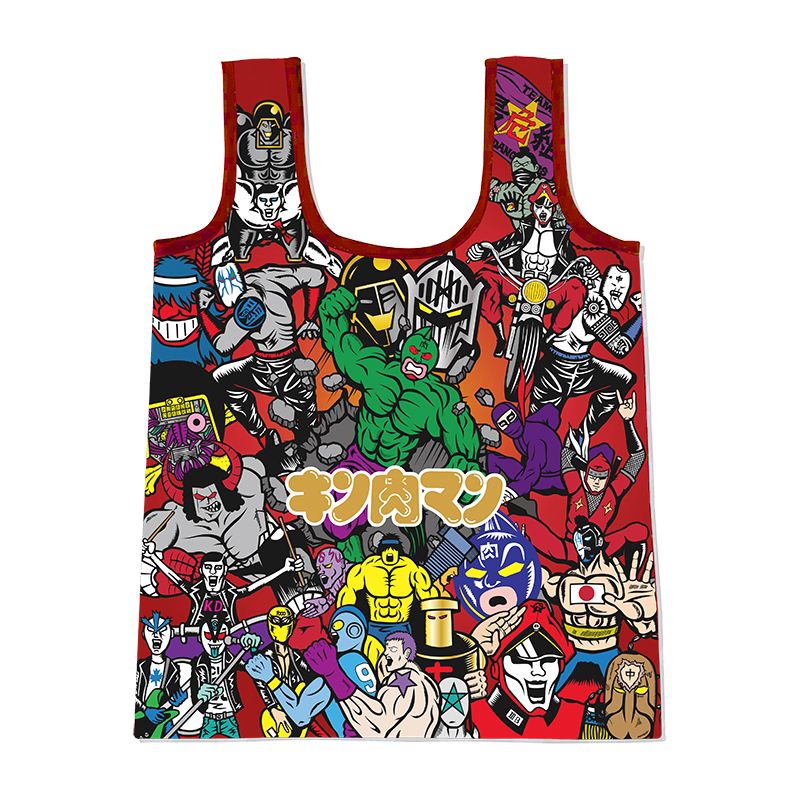 Amazon.co.jp: PUNK DRUNKERS 超人総柄 エコBAG キン肉マン KMA