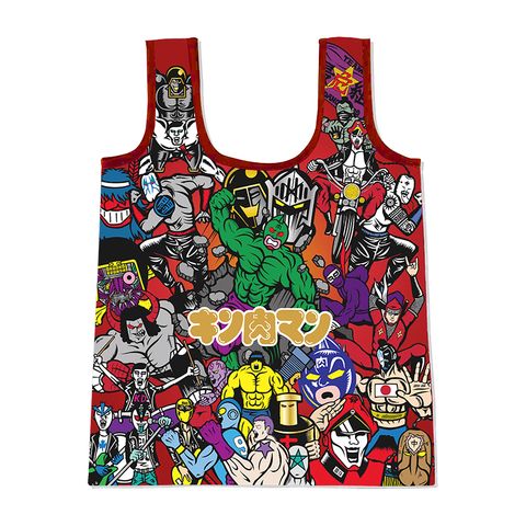 [PDSxキン肉マン]超人総柄エコBAG