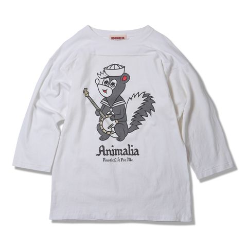 3/4 Sleeve CUT SEW  - Banjo Skunk