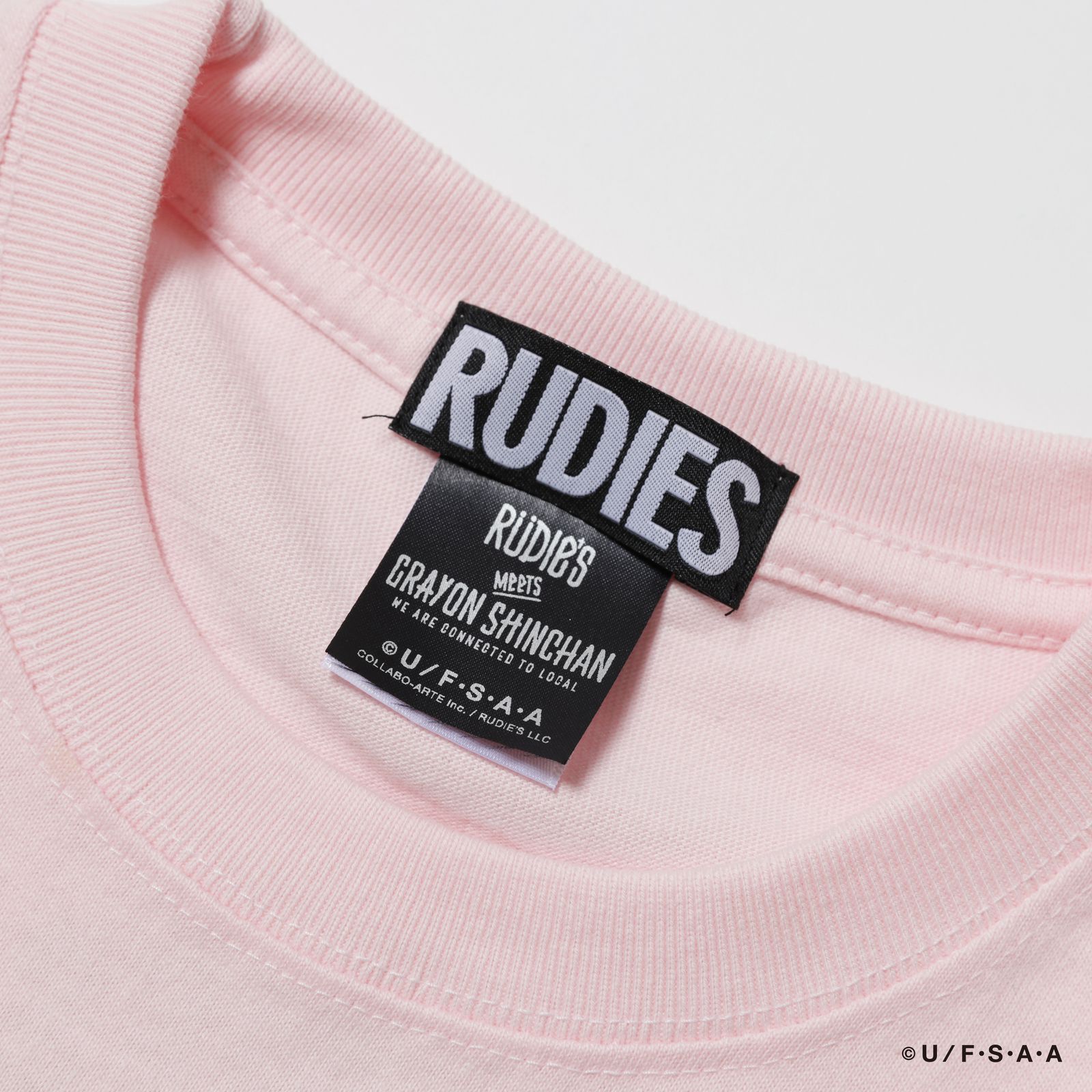RUDIE'SxCRAYON SHINCHAN AIRPLANE KIDS TEE