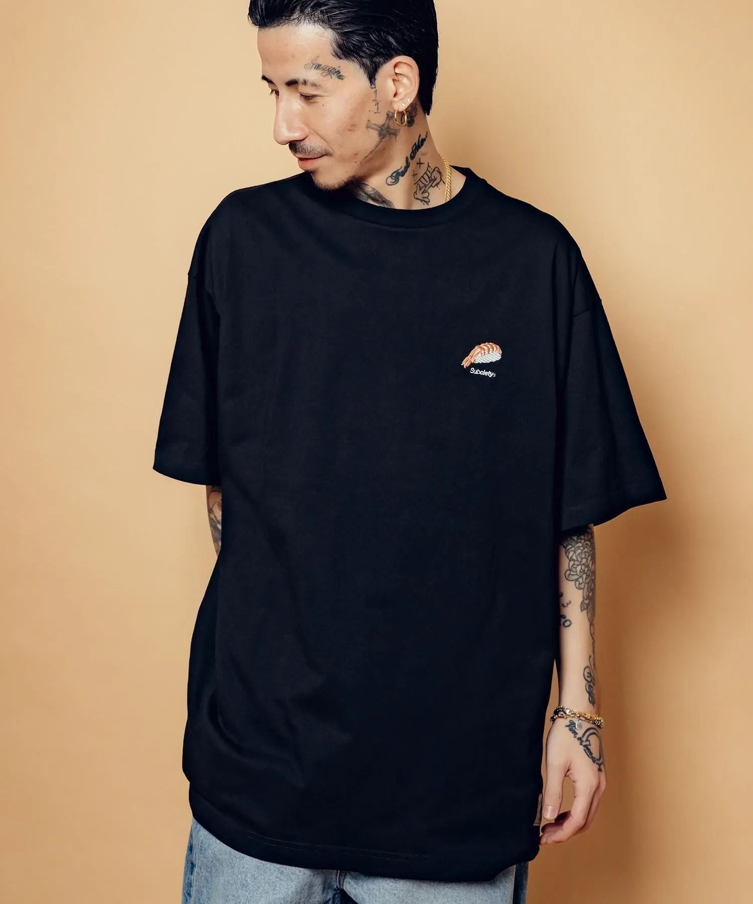 Embroidery sushi tee