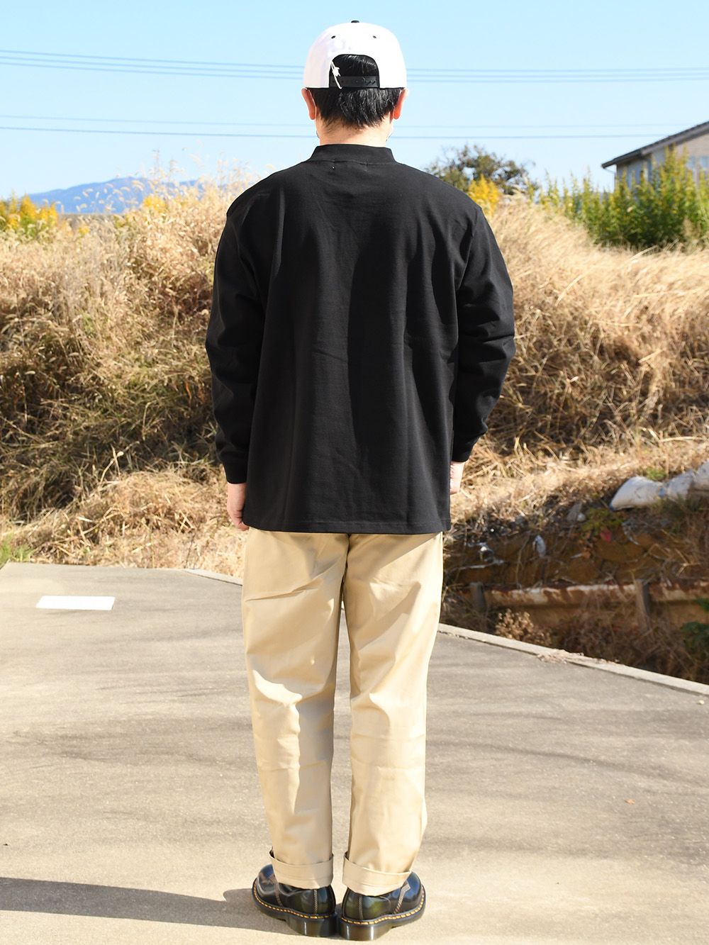 MOCK NECK HEAVY L/S Tee - EOCKOEE -