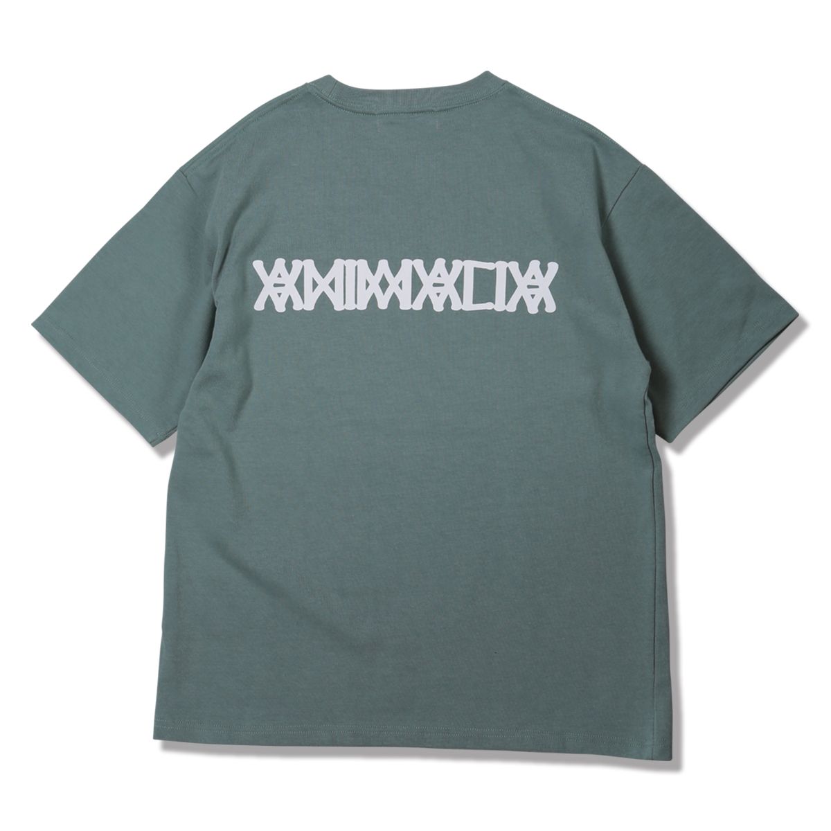 HEAVY S/S TEE-CUBE PRINT LOGO
