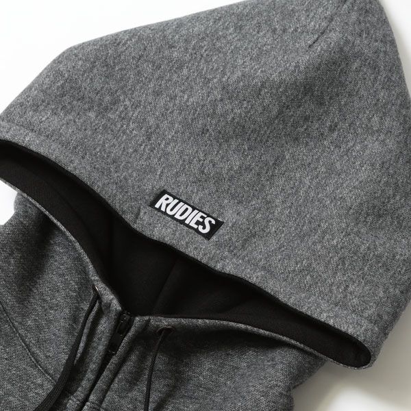 COLLEGE HIGHNECK ZIPHOOD-SWEAT