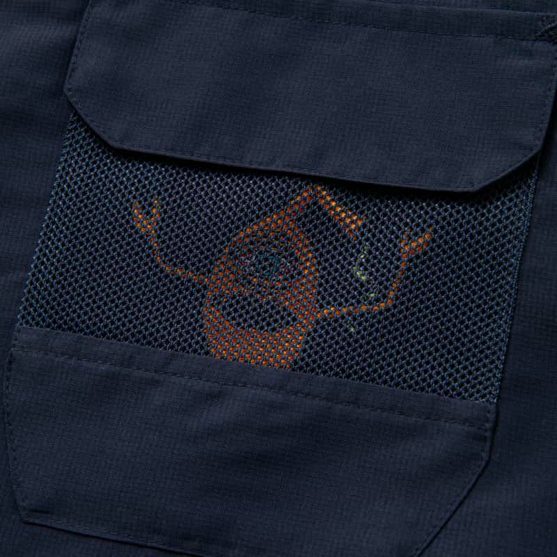 SECT MESH POCKET MINI RIP STOP WORK-SHIRTS