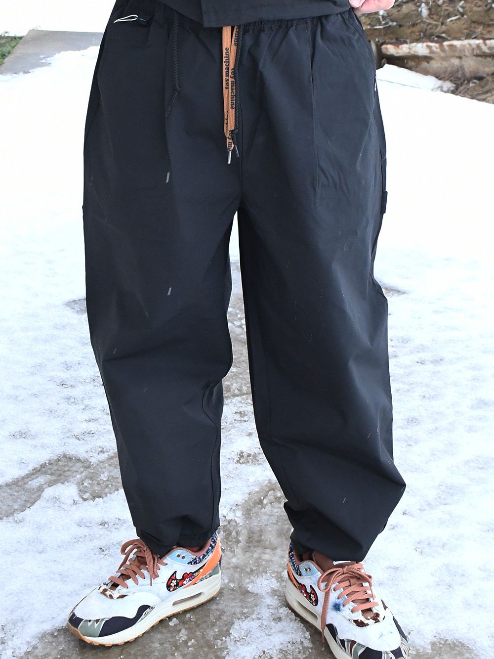 LOOSE FIT COLOR PAINTER-PANTS