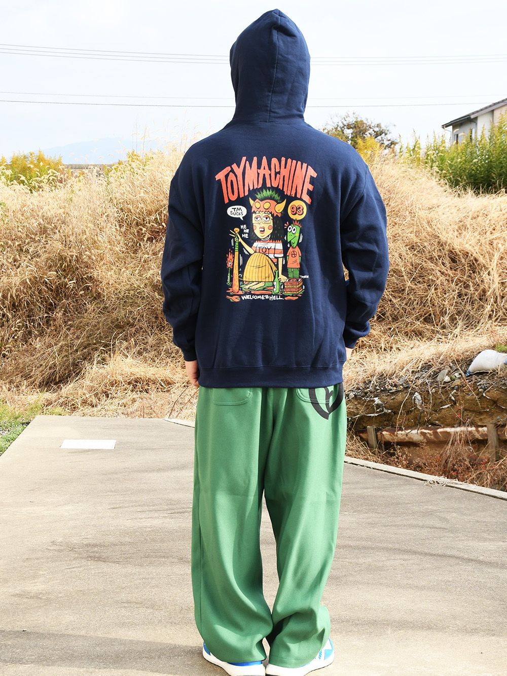 TM PAINT COLLAB WELCOME TO HELL Sweat-Parka