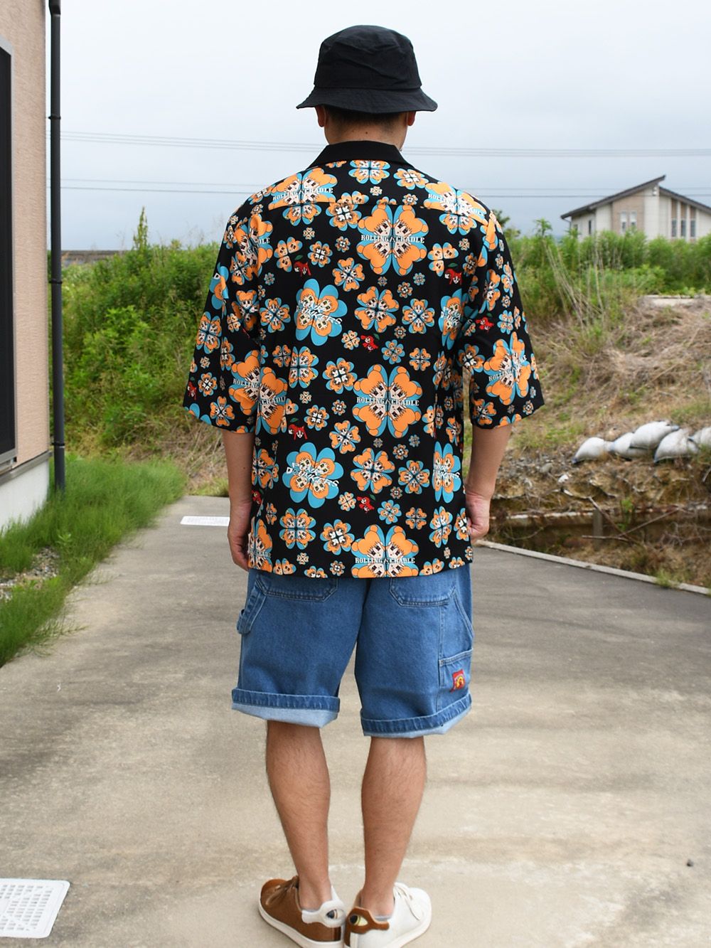 TRANSMISSIONATOR DENIM WIDE-SHORTS