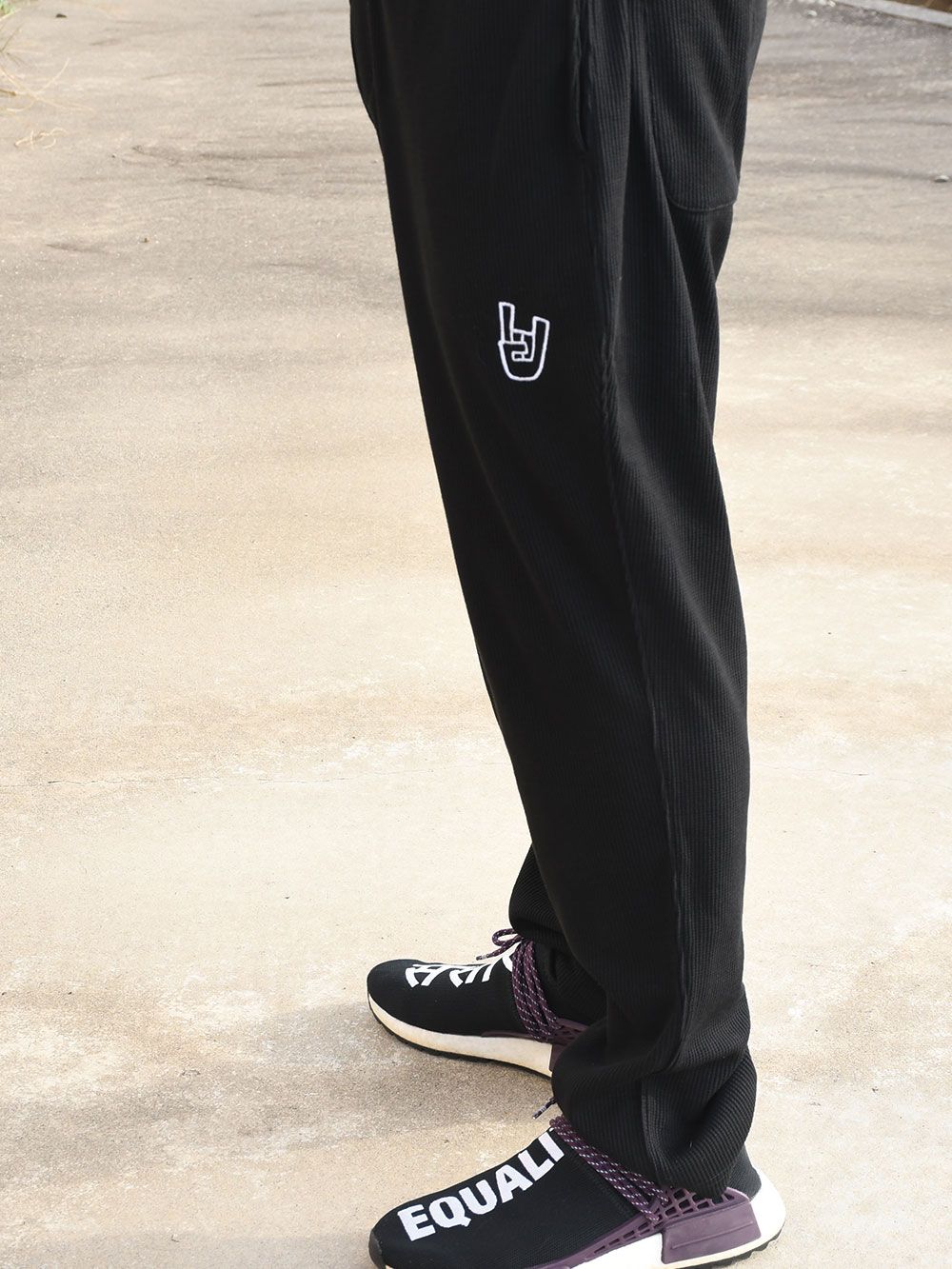 sd waffle relax pants