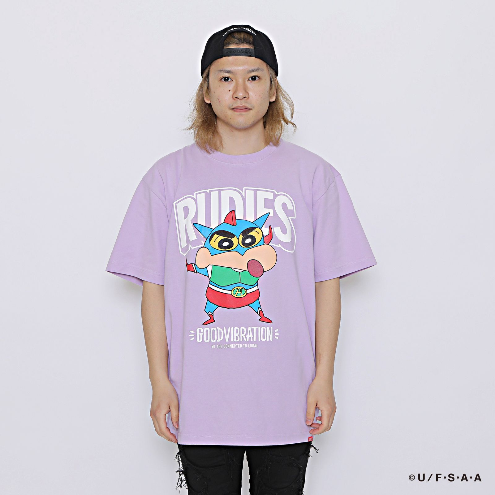 RUDIE'S x CRAYON SHINCHAN ACTIONKAMEN-T