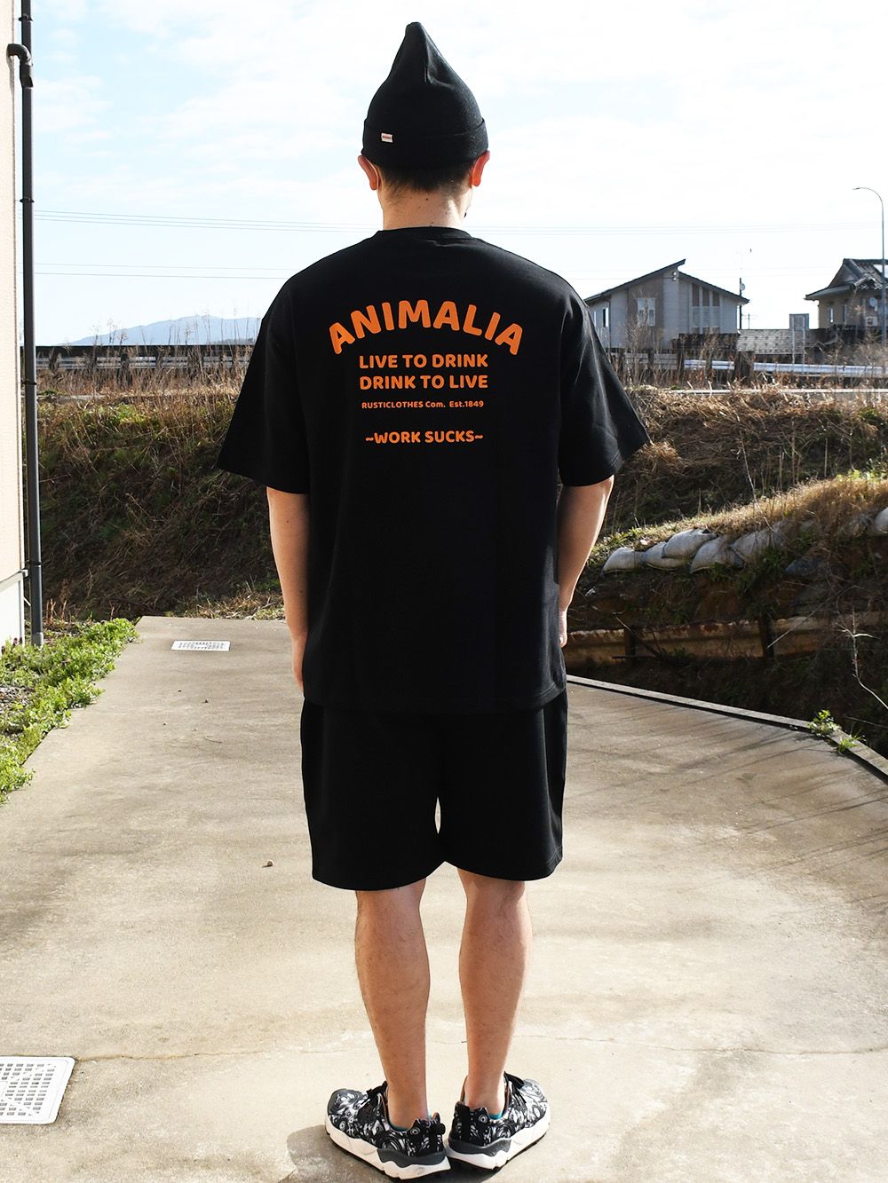 BIG SILHOUETTE HEAVEY OZ. TEE - WORK SUCKS