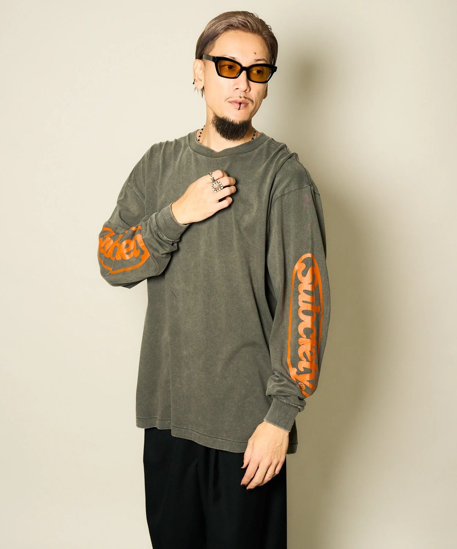 Fade wash L/S tee