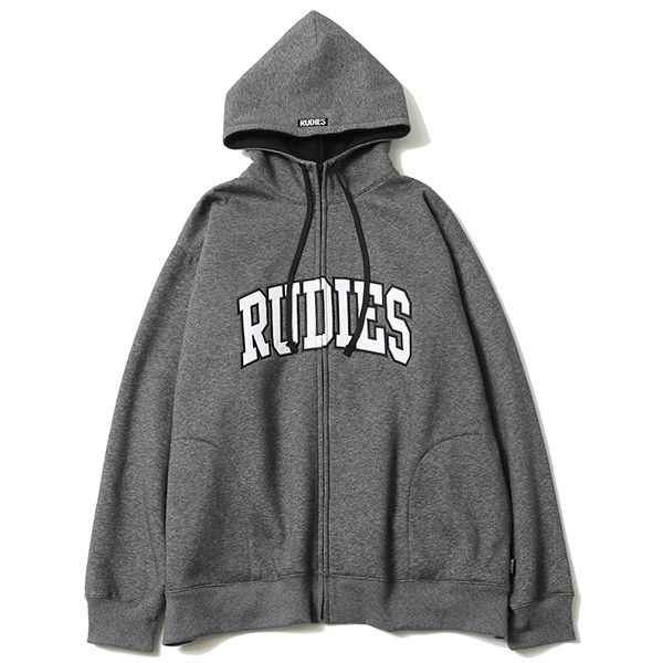 COLLEGE HIGHNECK ZIPHOOD-SWEAT