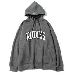 COLLEGE HIGHNECK ZIPHOOD-SWEAT