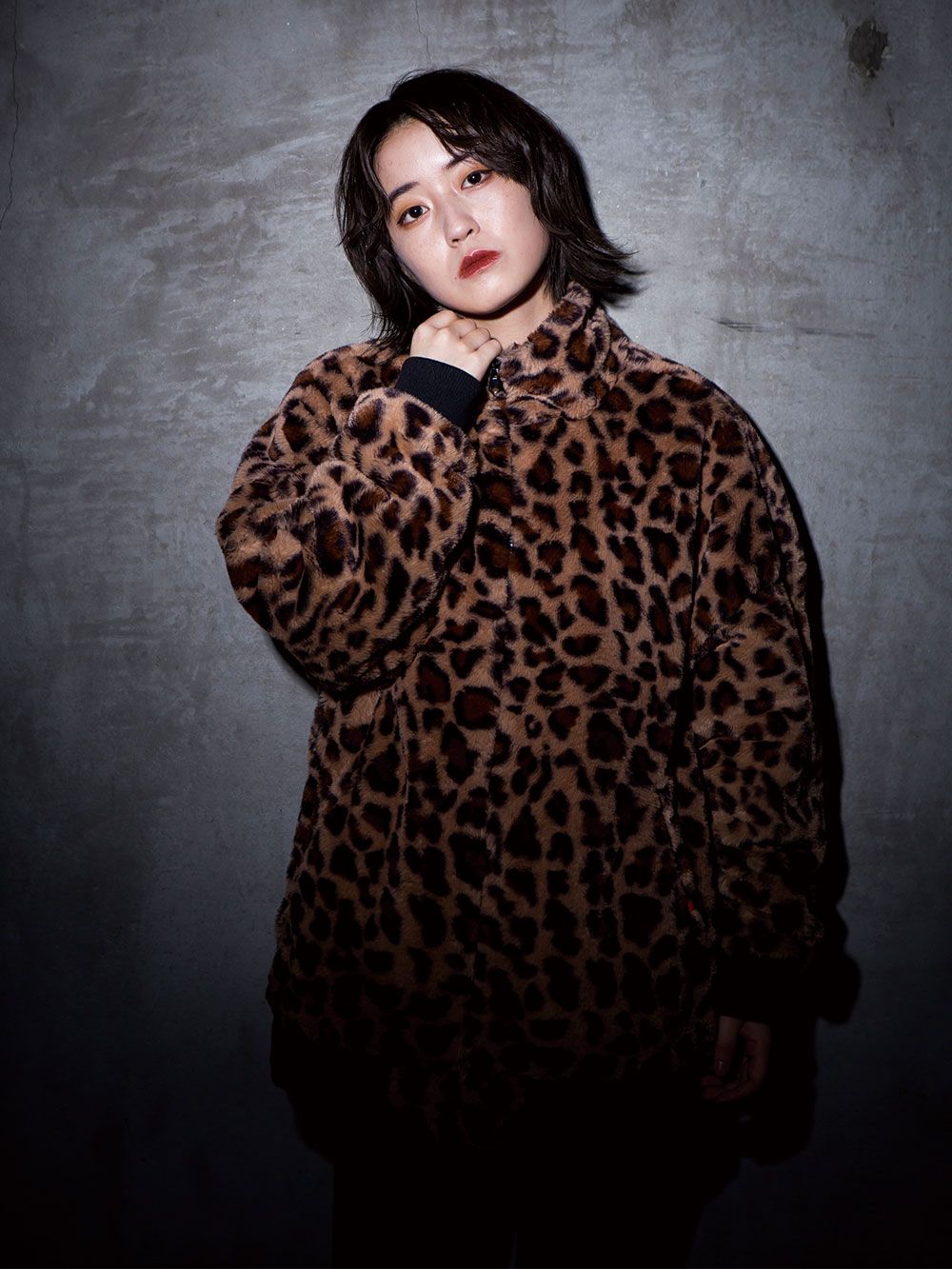 R.A.M Leopard Fur Jacket