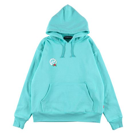 LOGO ROSE-HOODIE