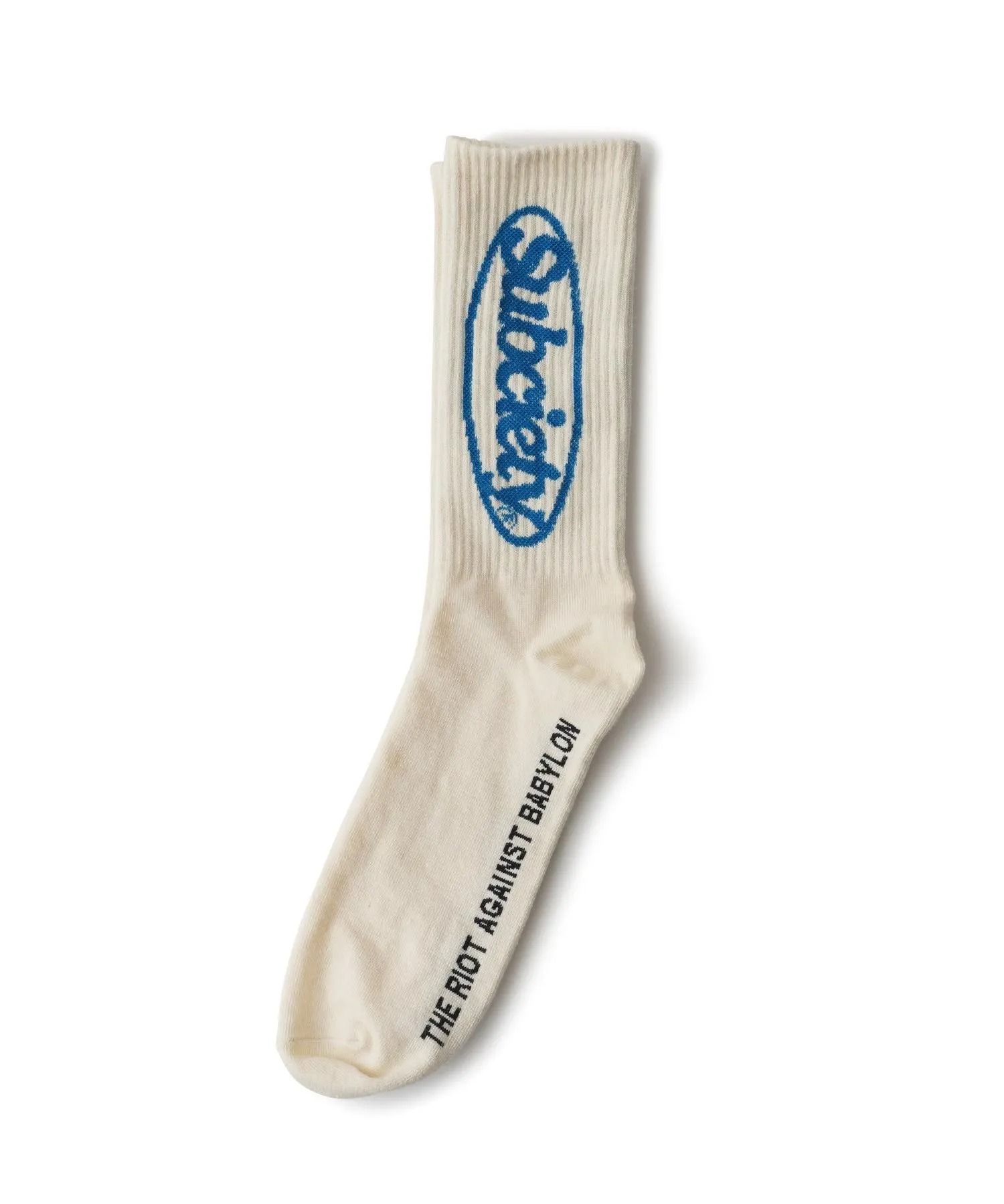 Oval logo socks