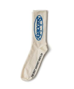 Oval logo socks