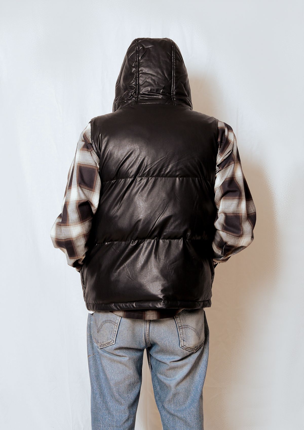 PUDDING PU LEATHER-VEST